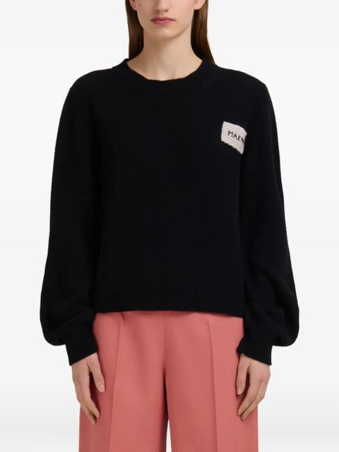 Marni cashmere balloon-sleeve sweater - Black - zdjęcie produktu nr 2