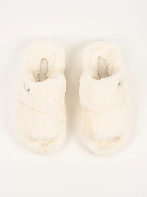 Karl Lagerfeld kapcie HYPNOS kolor beżowy KL80674