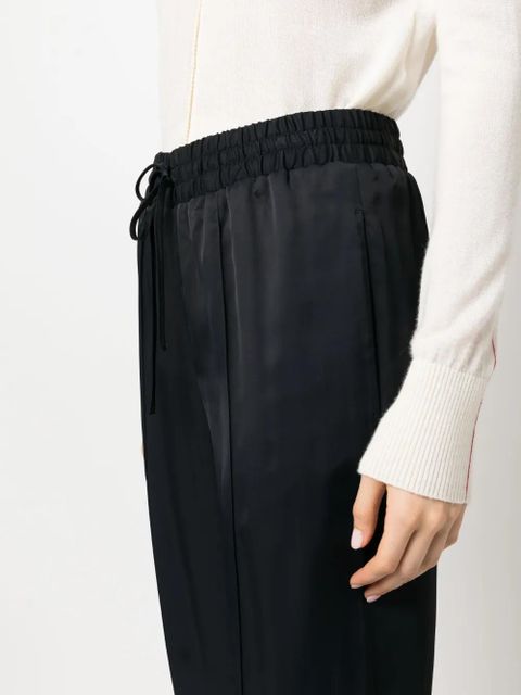 Jil Sander drawstring tapered trousers - Blue
