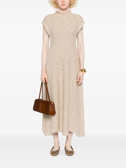KHAITE silk-blend dress - Neutrals - zdjęcie produktu nr 2