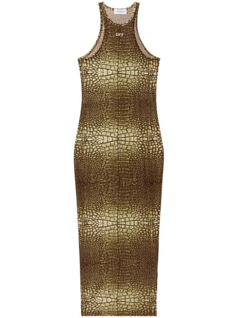 Off-White Croco dress - Green - zdjęcie produktu nr 1