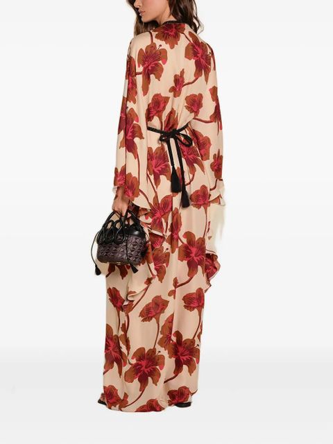 Johanna Ortiz floral-print maxi dress - Neutrals