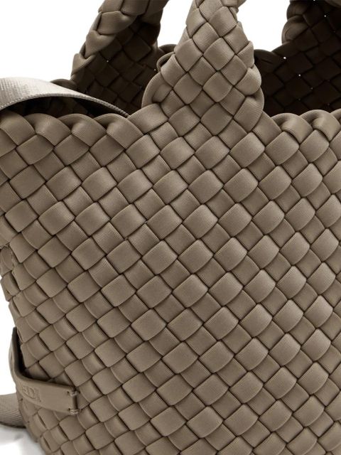 NAGHEDI St. Barths petit woven-design tote bag - Neutrals - zdjęcie produktu nr 2