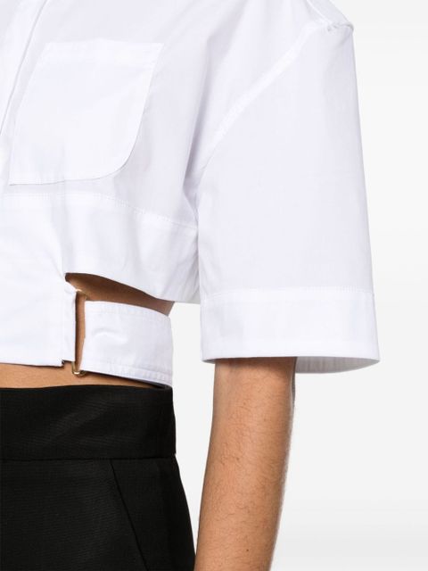 Jacquemus La Chemise Courte Bari shirt - White