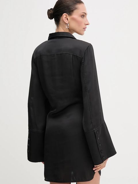 Rotate sukienka kolor czarny mini rozkloszowana 114334100 - zdjęcie produktu nr 2