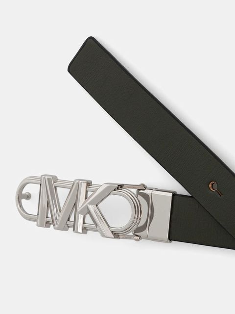 MICHAEL Michael Kors pasek skórzany dwustronny damski kolor zielony 29MKWB528999