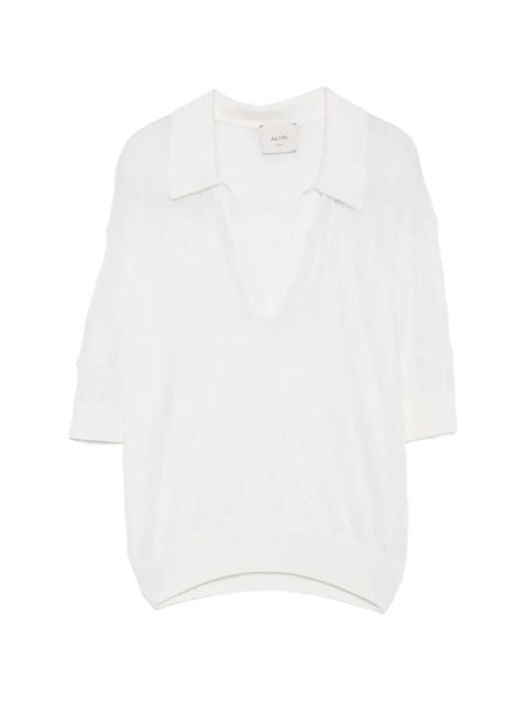 Alysi V-neck T-shirt - Neutrals - zdjęcie produktu nr 1