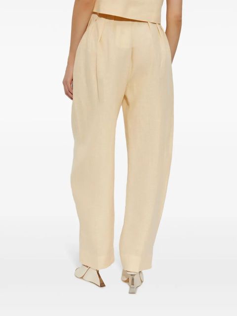 Posse tailored tapered trousers - Neutrals