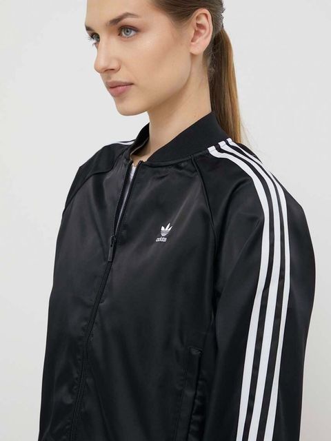 adidas Originals bluza SST Loose damska kolor czarny z aplikacją IU2533