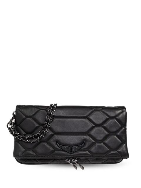 Zadig&Voltaire Rock Mat Scale Clutch Bag - Black - zdjęcie produktu nr 1