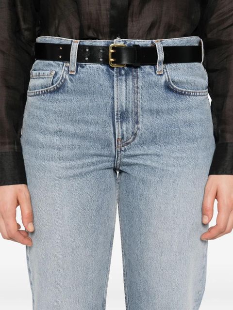 TOTEME five-pocket organic-cotton jeans - Blue