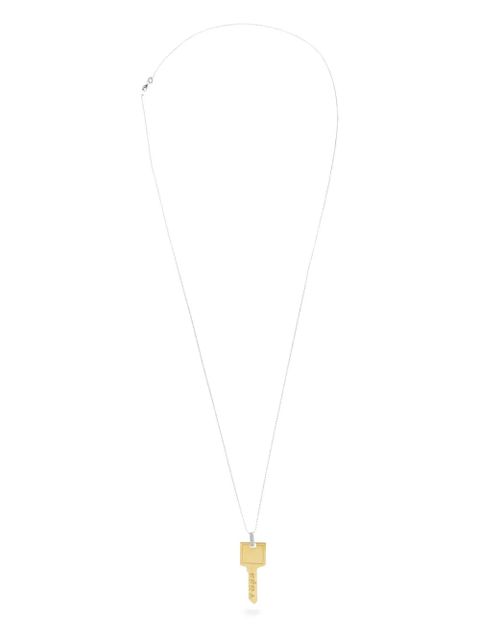 EÉRA 18K yellow gold key-pendant diamond necklace - zdjęcie produktu nr 1