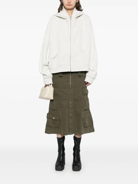 ENTIRE STUDIOS Eternal zip hoodie - White