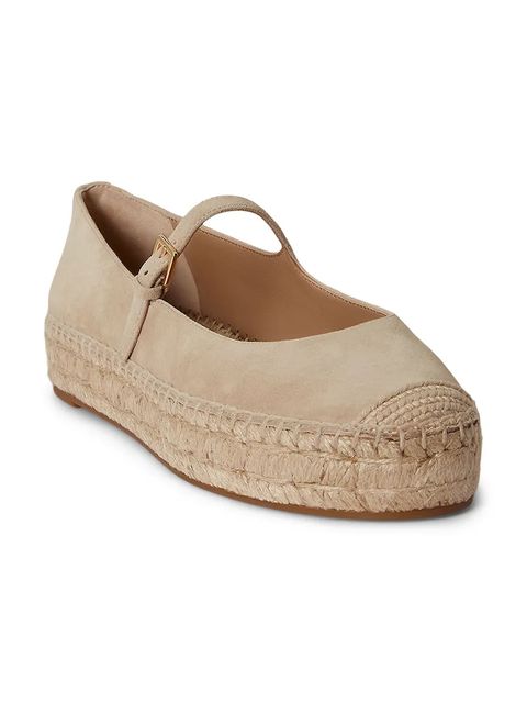 Lauren Ralph Lauren espadryle damskie zamszowe Luize Mj - zdjęcie produktu nr 1