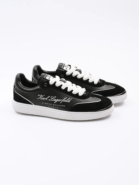 Karl Lagerfeld sneakersy skórzane ATLAS kolor czarny KL63822 - zdjęcie produktu nr 2