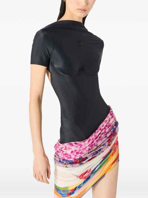 Marine Serre Scarves mini dress - Black - zdjęcie produktu nr 1