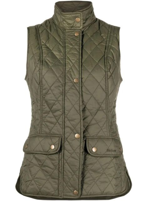 Barbour Otterburn quilted buttoned gilet - Green - zdjęcie produktu nr 1
