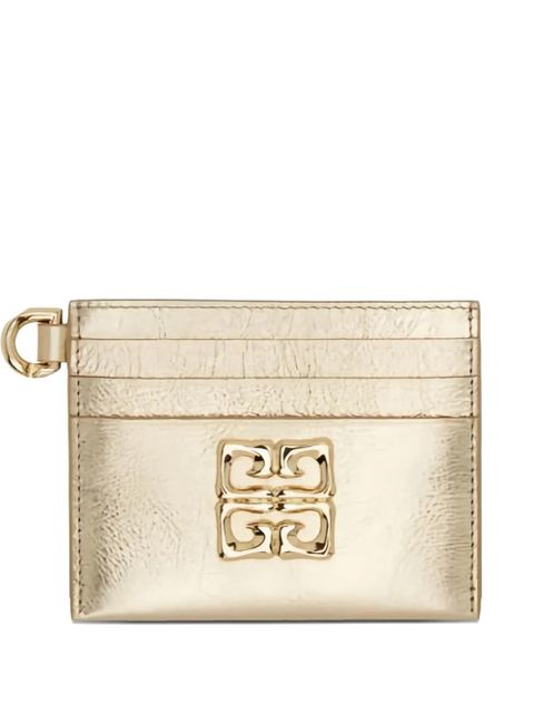 Givenchy 4G-logo leather cardholder - Gold - zdjęcie produktu nr 1