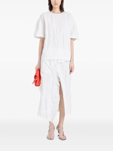 Proenza Schouler Hansly textured top - White - zdjęcie produktu nr 2