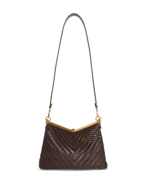 ETRO medium woven Vela shoulder bag - Brown - zdjęcie produktu nr 2