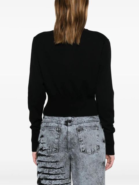 Vivienne Westwood Bea cropped cardigan - Black