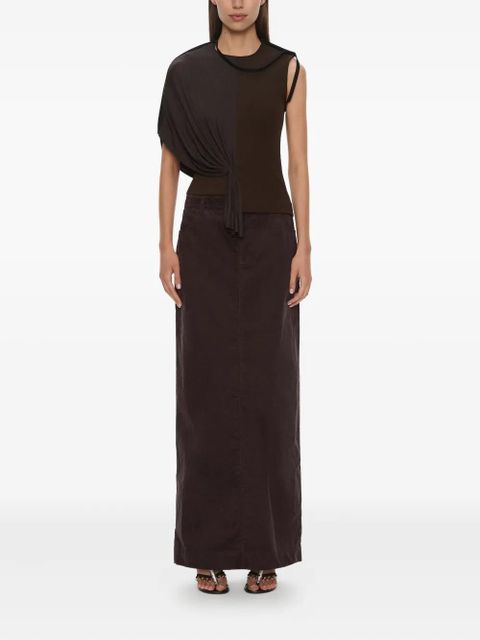 Christopher Esber Collision draped top - Brown