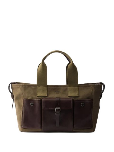 Prada large Route pocket tote bag - Green - zdjęcie produktu nr 1