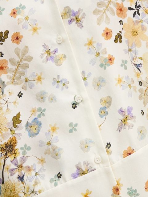 MUNTHE koszula jedwabna FAIZA kolor beżowy relaxed z kołnierzykiem klasycznym 251101025118