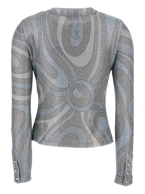 PUCCI patch-pocket button cardigan - Grey - zdjęcie produktu nr 2