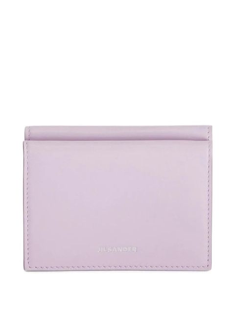 Jil Sander leather mini wallet - Purple - zdjęcie produktu nr 1