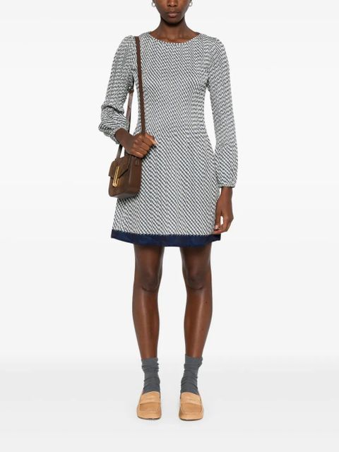 Maje printed mini dress - Neutrals