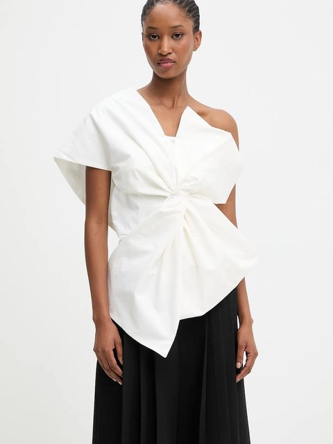 Answear.LAB bluzka damska kolor biały gładka - zdjęcie produktu nr 1