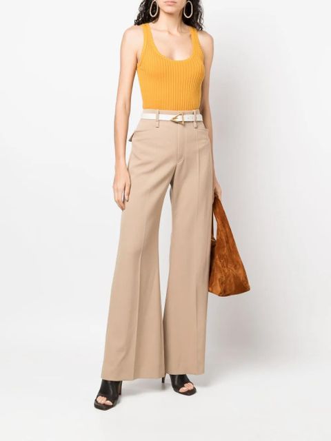 Chloé rib knit tank top - Yellow - zdjęcie produktu nr 2