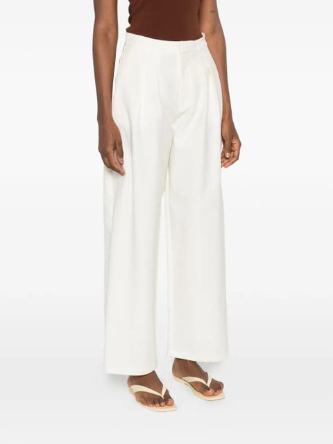 Eleh pleated palazzo pants - Neutrals