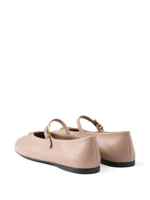 Prada leather ballet flats - Pink - zdjęcie produktu nr 2