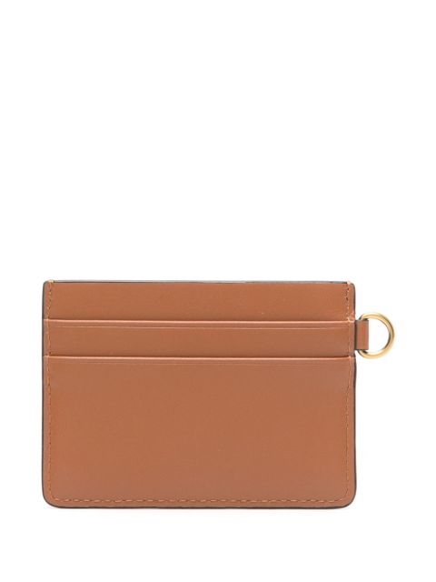 ISABEL MARANT leather card holder - Brown