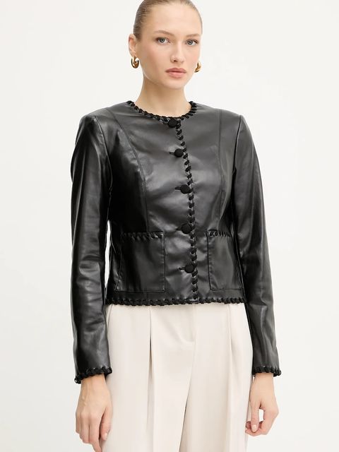 Guess kurtka LEONTINE kolor czarny przejściowa W5YL09 WF8P0 - zdjęcie produktu nr 1