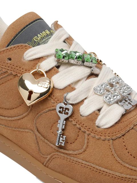 GANNI round-toe charm sneakers - Brown - zdjęcie produktu nr 2