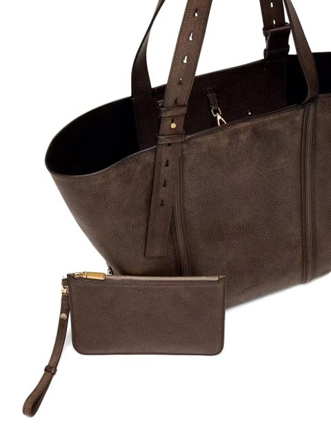 Golden Goose leather tote bag - Brown