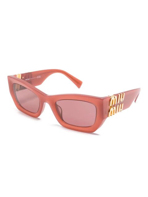 Miu Miu Eyewear Miu Glimpse cat-eye sunglasses - Red - zdjęcie produktu nr 2