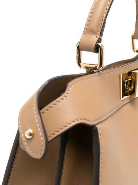 FENDI medium Peekaboo ISeeU crossbody bag - Brown