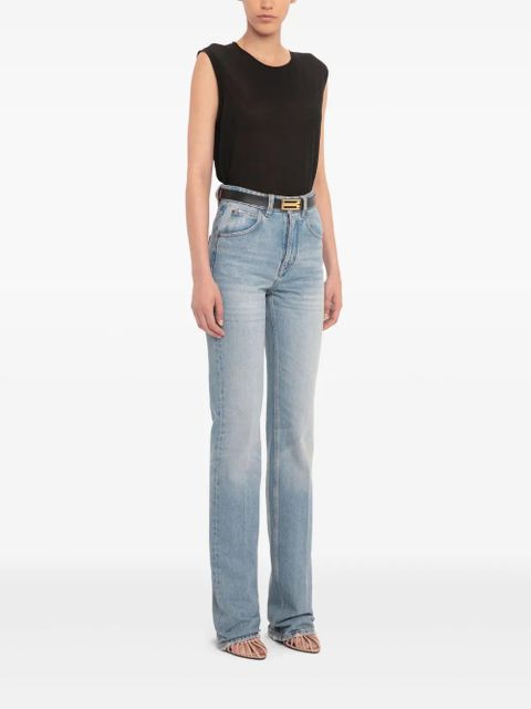 Victoria Beckham crepe tank top - Black