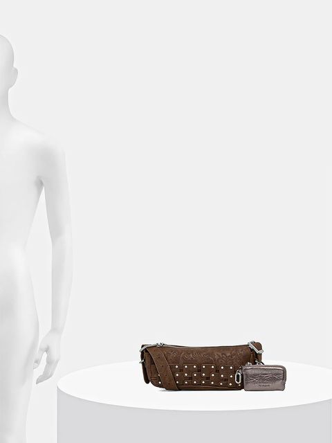 Desigual torebka NEW PATCH 1 CHOCO kolor brązowy 25WAXPBO