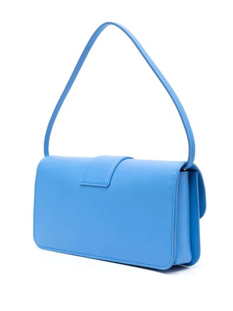 Longchamp medium Box-Trot leather shoulder bag - Blue