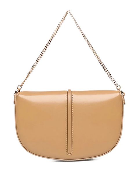 FENDI Fendigraphy chain shoulder bag - Brown