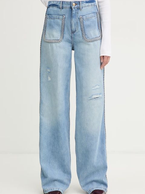 Just Cavalli jeansy straight damskie - zdjęcie produktu nr 1