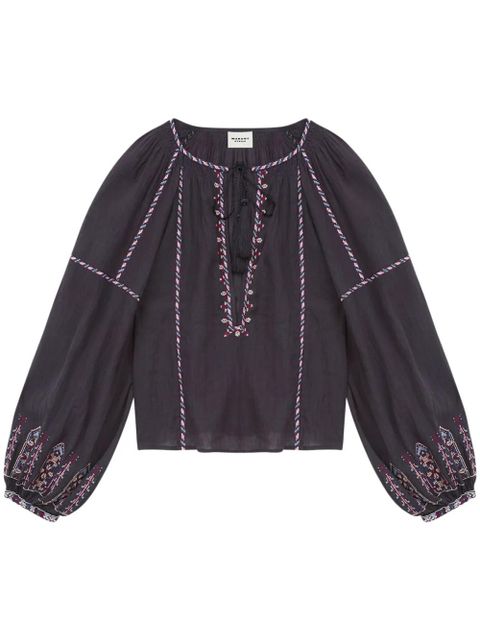 MARANT ÉTOILE Fernanda blouse - Purple - zdjęcie produktu nr 1