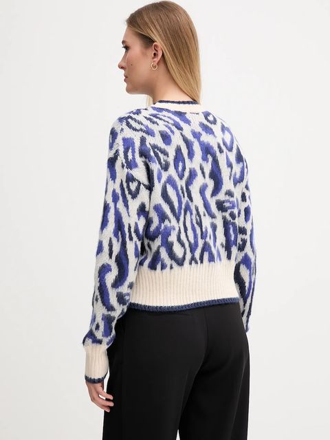 Gaudi sweter damski kolor niebieski 521BD53042 - zdjęcie produktu nr 2