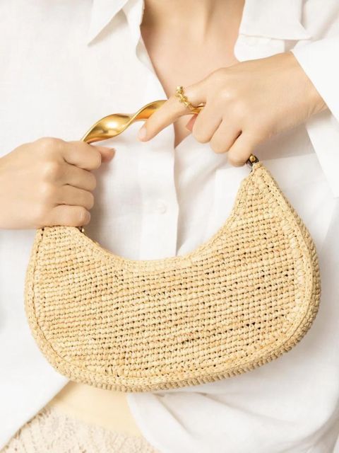 Simkhai Nixi twisted-handle tote bag - Neutrals