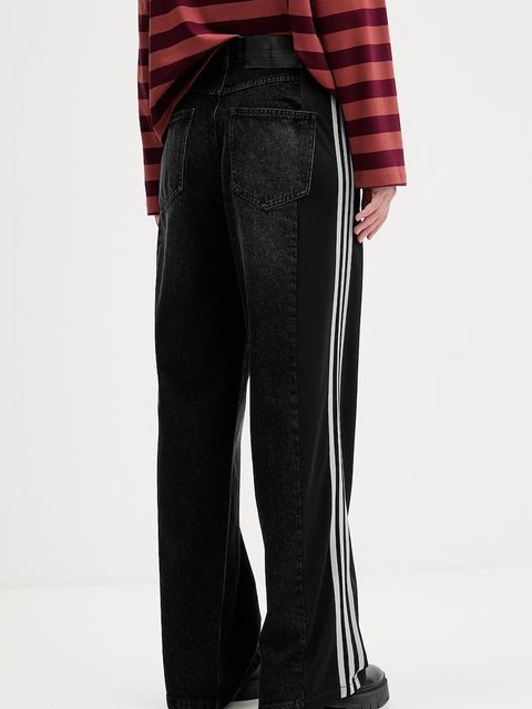 adidas Originals jeansy Denim Fb Pants damskie high waist KF2319